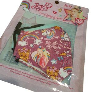 JOJO SIWA Rainbow Unicorns 2pk Kids Mask